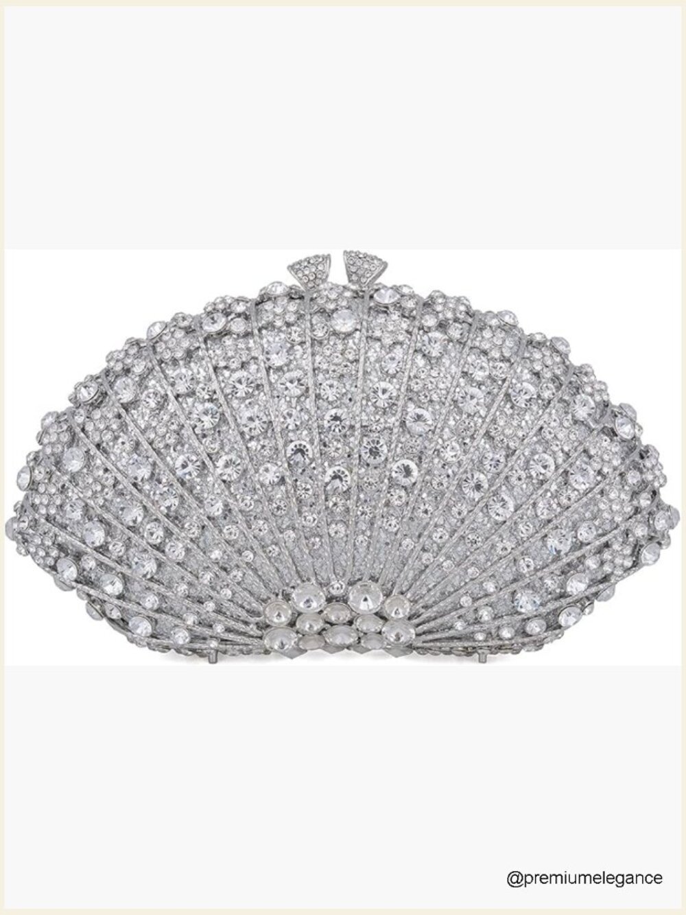 Luxury Rhinestone Crystal Evening Clutch Bag with Chain